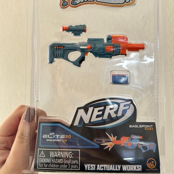 World’s Smallest Nerf Elite 2.0 Eaglepoint Blaster, Collectable- NWT - Picture 2 of 8
